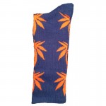 chaussette-cannabis-bleu-orangefeuille