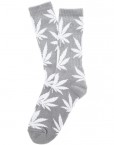 chaussette-cannabis-grise-blancfeuille