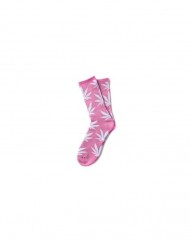 chaussette-cannabis-rose-blancfeuille