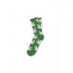 chaussette-cannabis-verte-et-grise-feuille