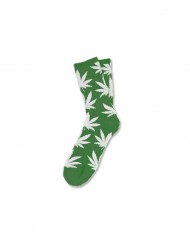 chaussette-cannabis-verte-et-grise-feuille